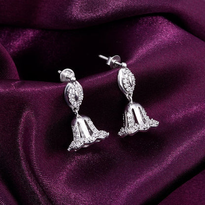 Silver Mini Jhumki Earrings