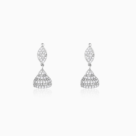 Silver Pure Feelings Jhumki