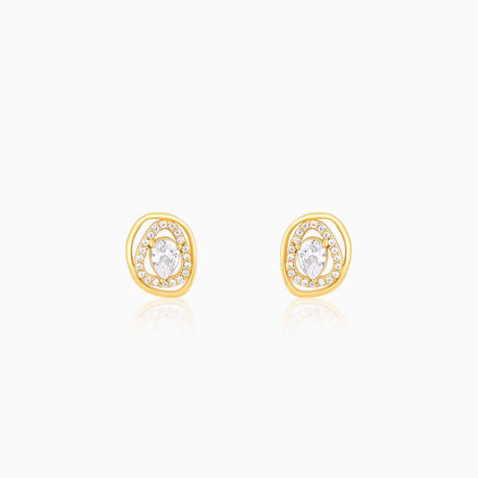 Golden Glittering Earrings