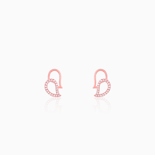 Rose Gold Mango Magic Earrings