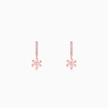 Rose Gold Flowery Bliss Earrings