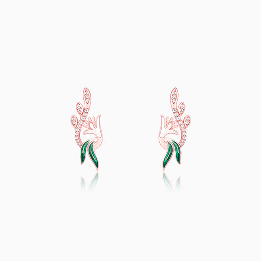 Rose Gold Musli Blossom Earrings