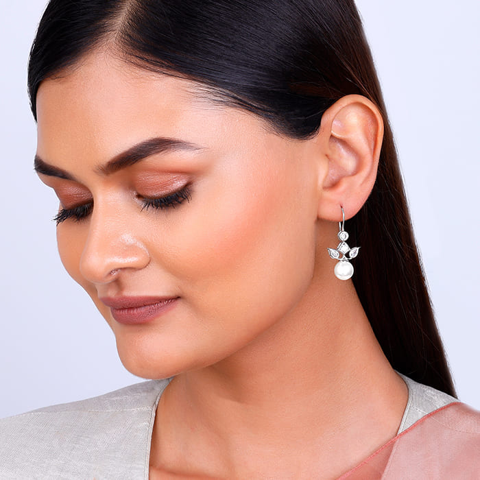 Silver Noor Earrings