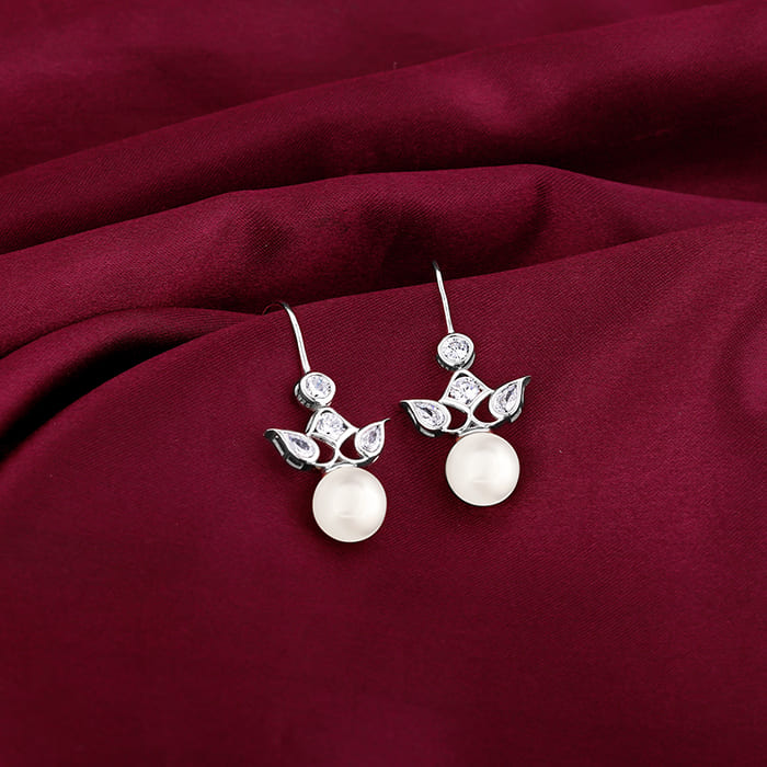 Silver Noor Earrings