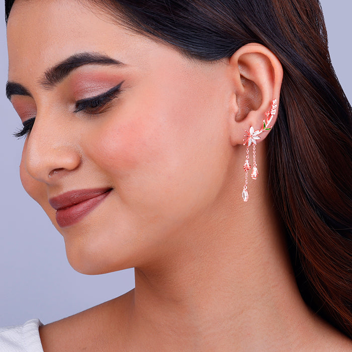 Rose gold ear on sale cuff