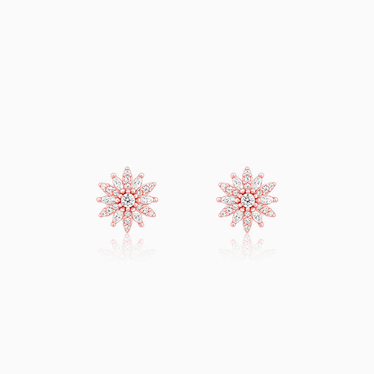 Rose Gold Fresh Flora Earrings