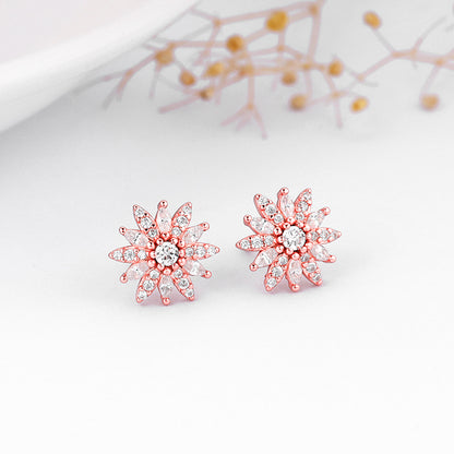 Rose Gold Fresh Flora Earrings