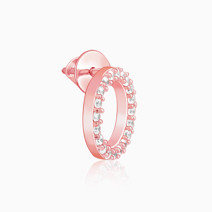 Pavé Heart Hoop Earrings | PANDORA