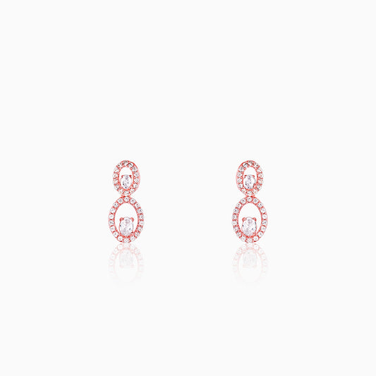 Rose Gold Eternal Love Earrings