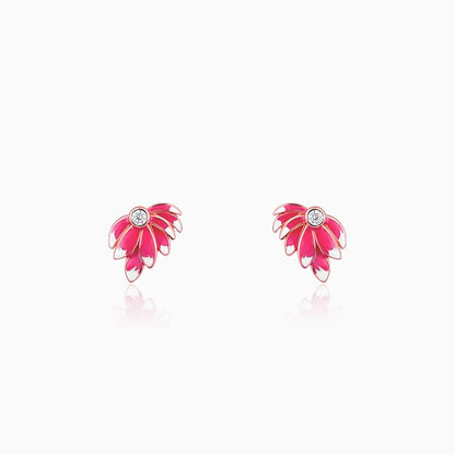 Rose Gold Wing It Earrings