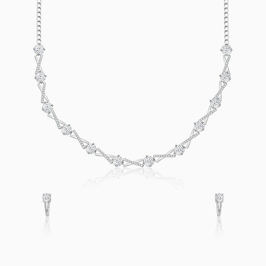 Silver Zircon Excess Set