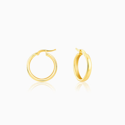 Golden Circle of Hoop Earrings