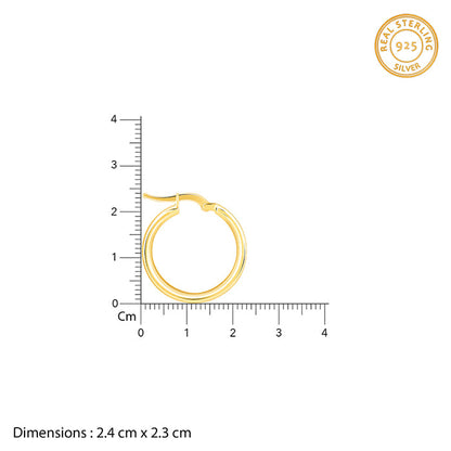 Golden Circle of Hoop Earrings