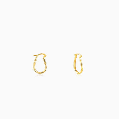 Silver Classic Flagon Hoop Earrings