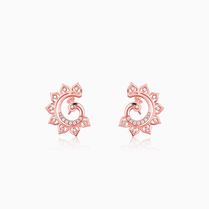 Rose Gold Morni Earrings