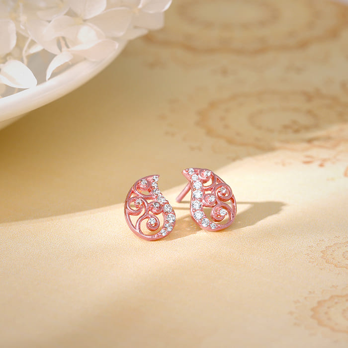 Rose Gold Mamidi Studs