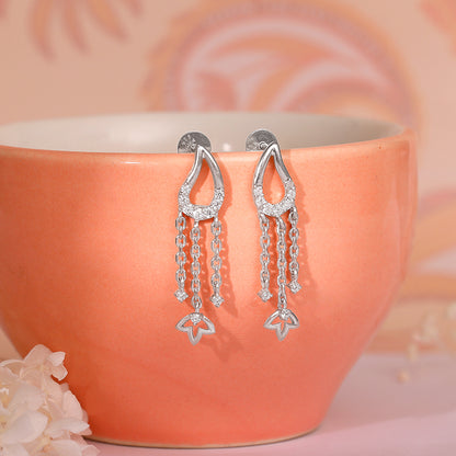 Silver Mangai Danglers