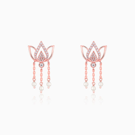 Rose Gold Kamala Earrings