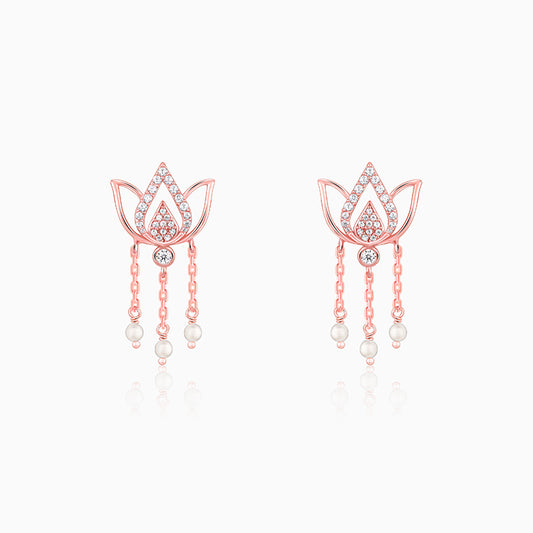 Rose Gold Kamala Earrings