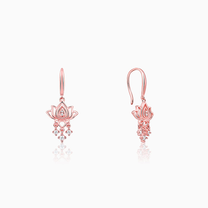 Rose Gold Ramaniya Komal Earrings