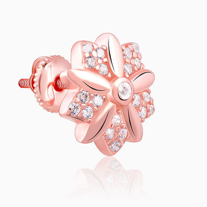 Rose Gold Cutest Flower Earrings