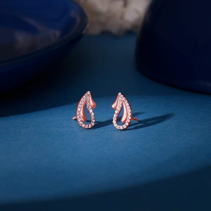 Rose Gold Specially You Earrings