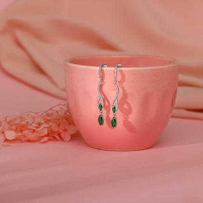 Silver Dynamic Drop Earrings