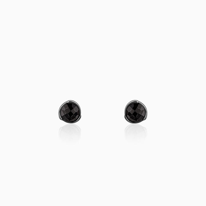 Black Rhodium Black Mighty Earrings For Him