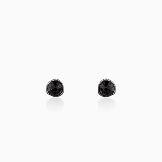 Black Rhodium Black Mighty Earrings For Him