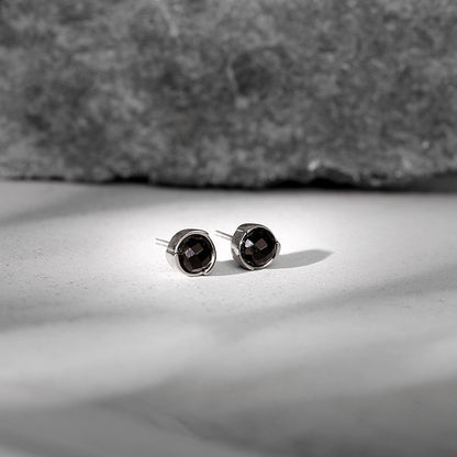 Black Rhodium Black Mighty Earrings For Him