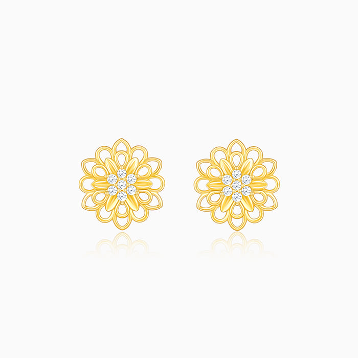 Exclusive Paytm Collection Buy Fine Jewellery Online using Paytm Code tagged Zircon Gold Earrings GIVA Jewellery