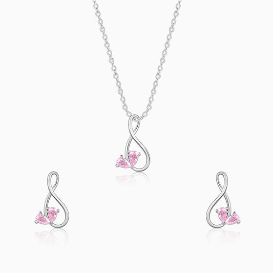 Silver Blush of Love Set