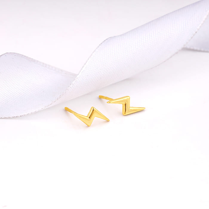 Buy Initial Earrings Tiny Letter Solid 18k Gold 14k Yellow Rose White Small  Stud Screw Back Option Individual Fine Jewelry Online in India - Etsy