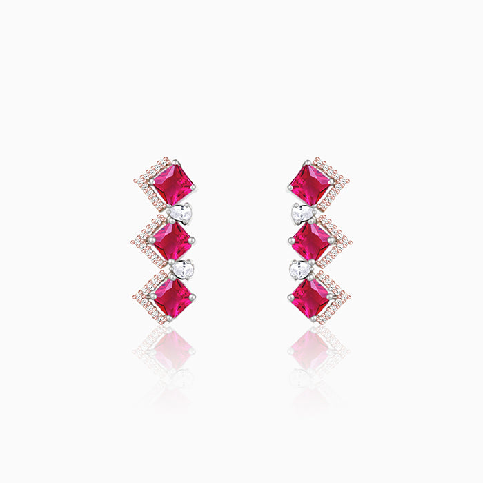 Anushka's Royal Pink Earrings