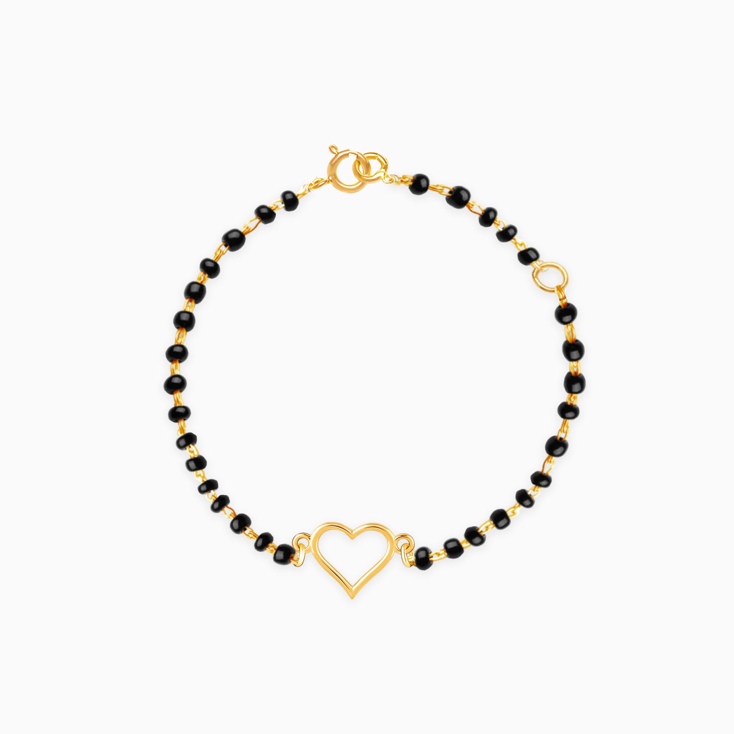 Gold Sacred Heart Kid Nazariya Bracelet (0-1 yrs)