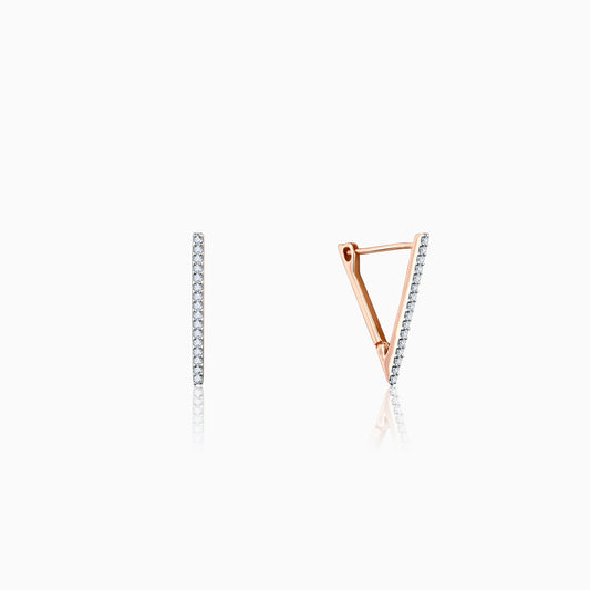 Gold Triunity Diamond Studs