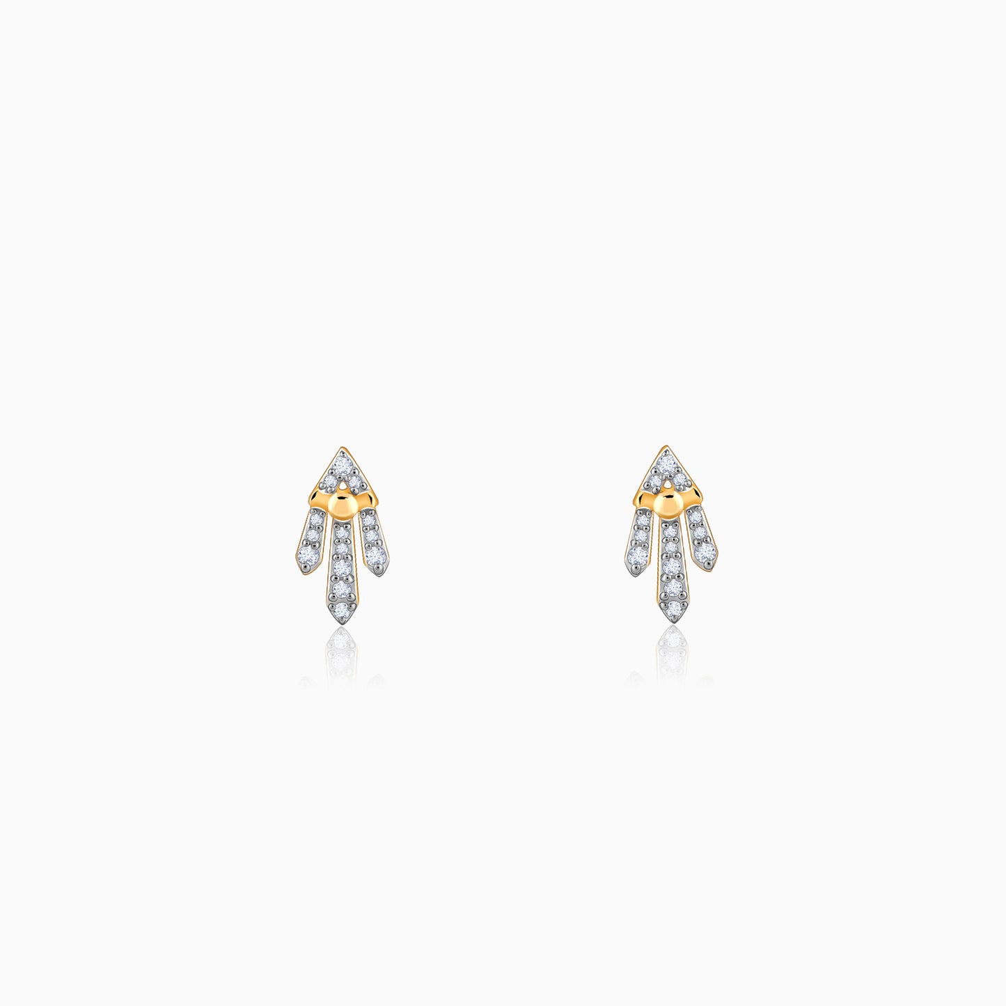 Gold Aspire Diamond Earrings