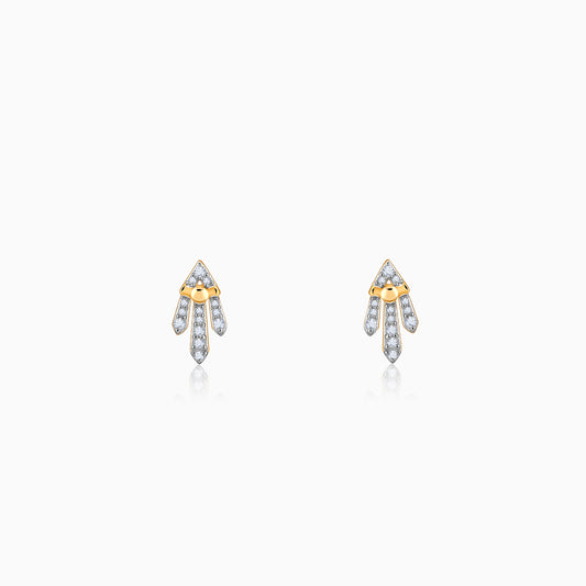 Gold Aspire Diamond Earrings