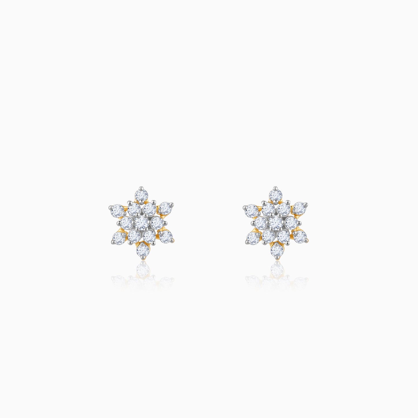 Gold Empress Spark Diamond Earrings