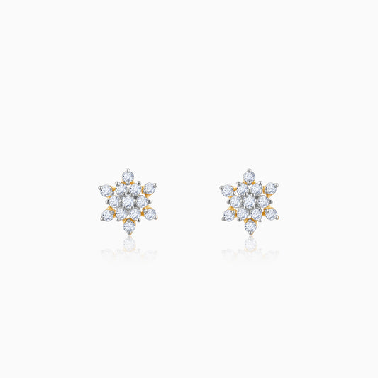 Gold Empress Spark Diamond Earrings