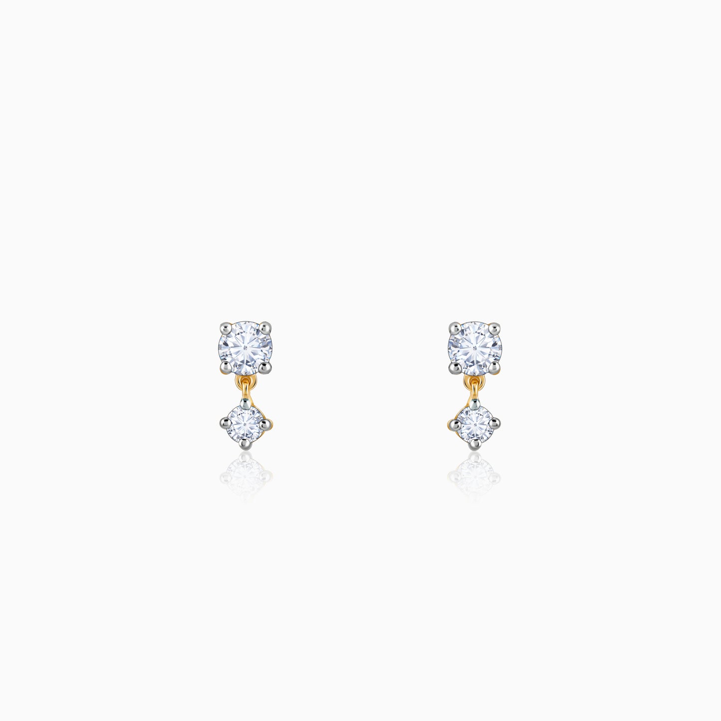 Gold Paseo Diamond Studs