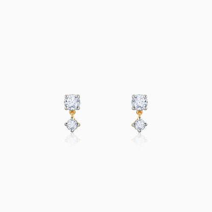 Gold Paseo Diamond Studs