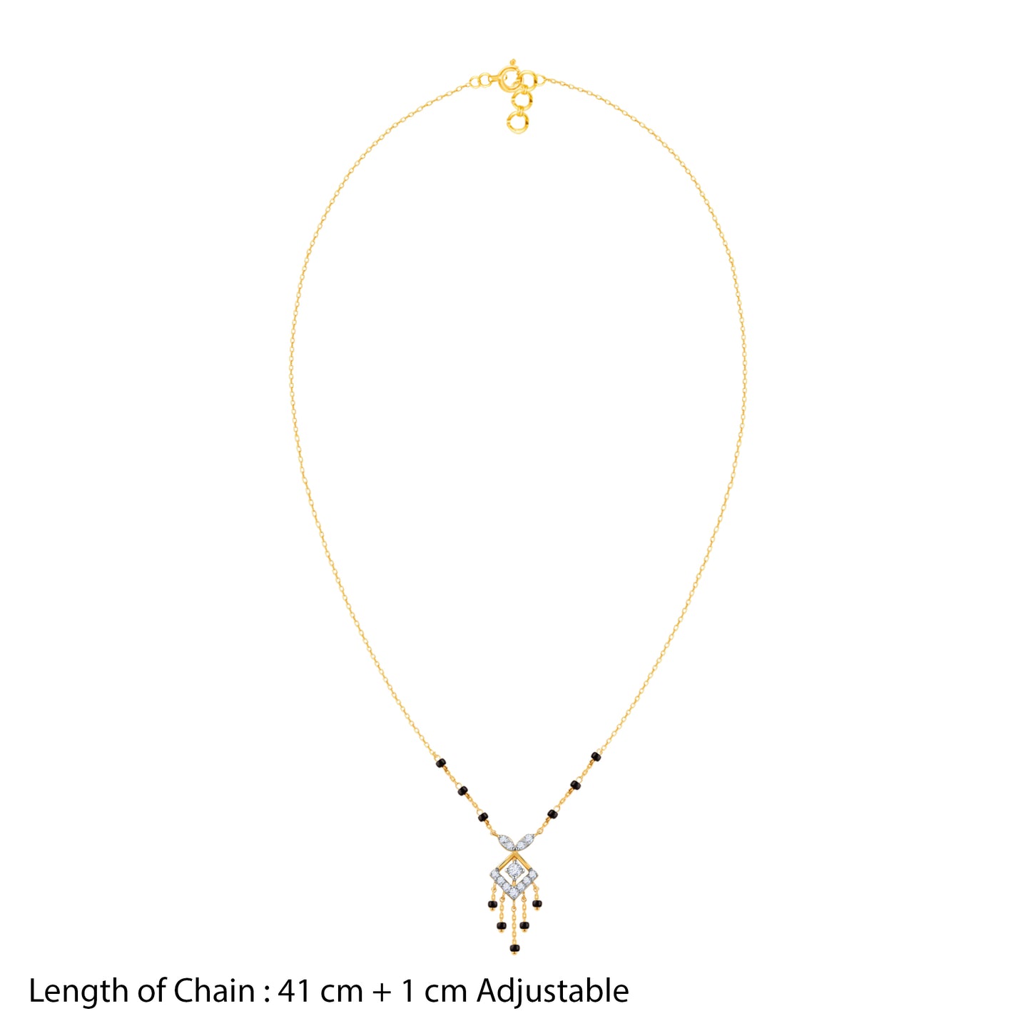 Gold Komal Diamond Mangalsutra