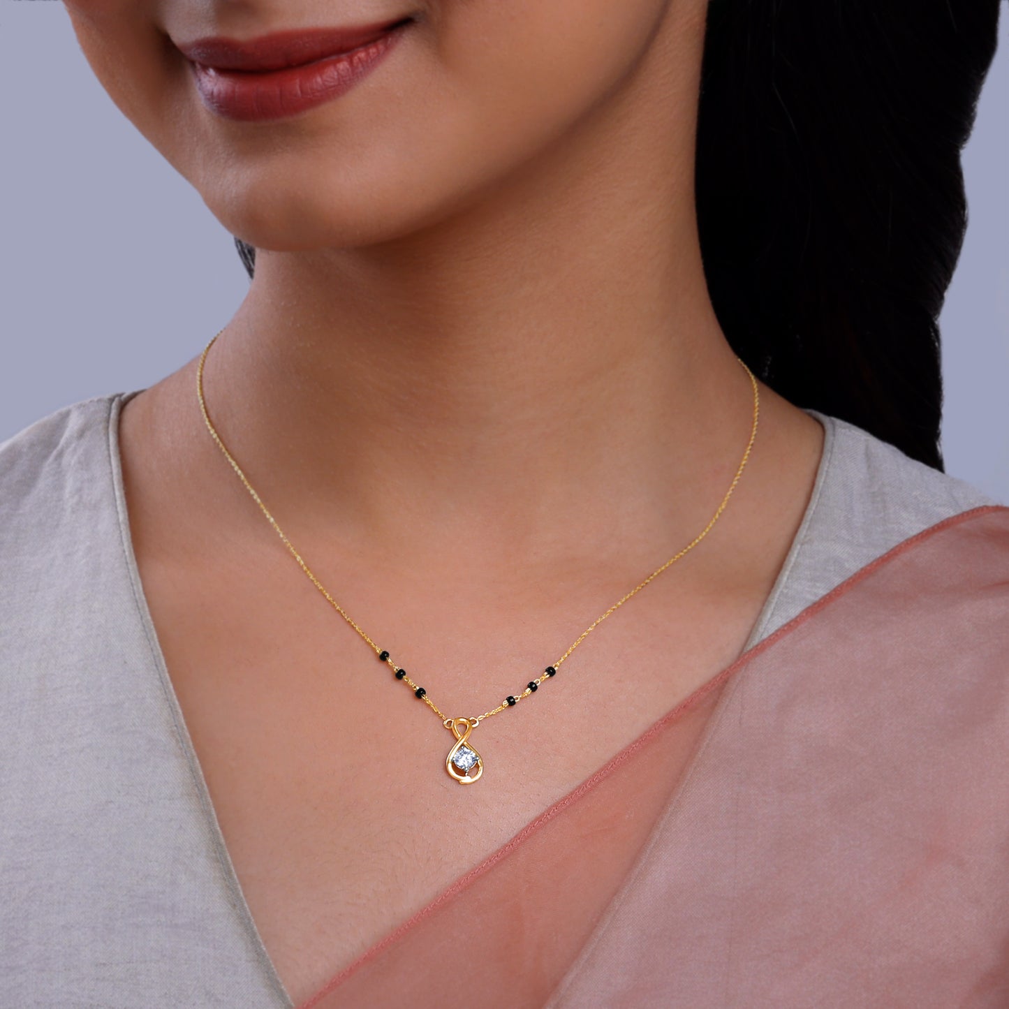 Gold Bandhan Bliss Diamond Mangalsutra