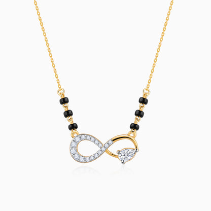 Gold Infinite Affection Diamond Mangalsutra