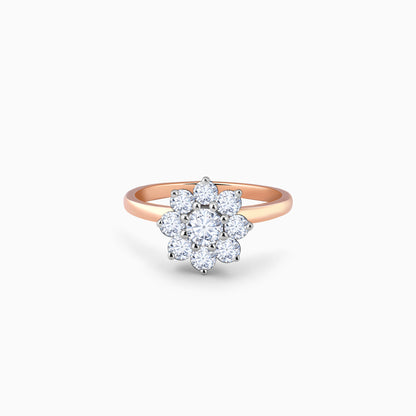 Rose Gold Hera Solitaire Diamond Ring