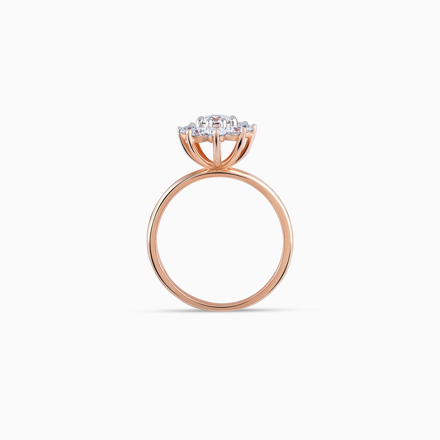 Rose Gold Hera Solitaire Diamond Ring