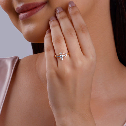 Rose Gold Ariel Solitaire Diamond Ring