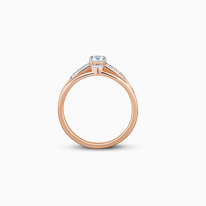 Rose Gold Ariel Solitaire Diamond Ring