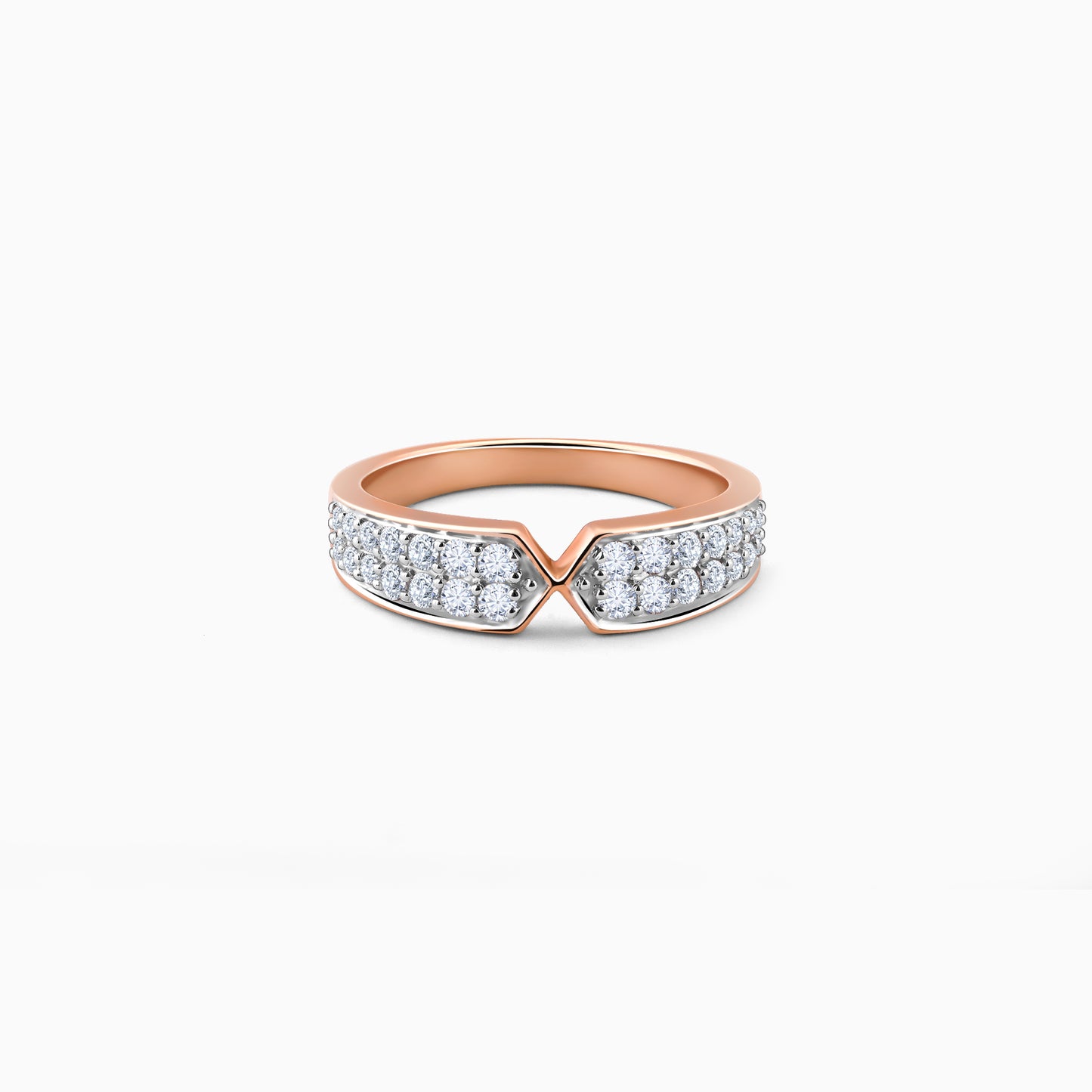 Rose Gold Amalthea Diamond Ring